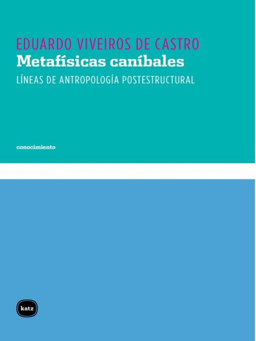 Cover image for Metafísicas caníbales
